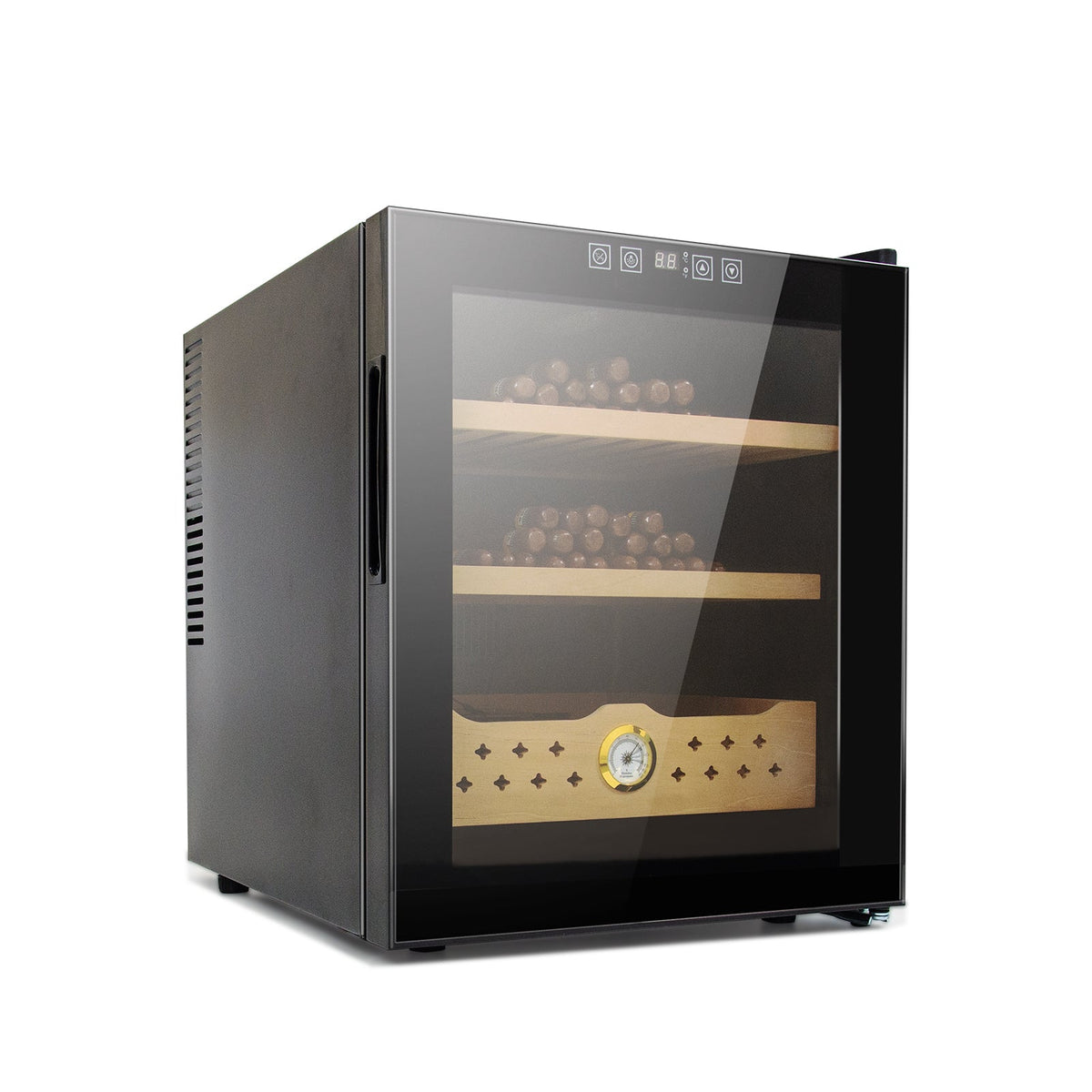 50L Electric Humidor, 300 Count Capacity Cigar Humidor Humidifier with Constant Temperature Controller