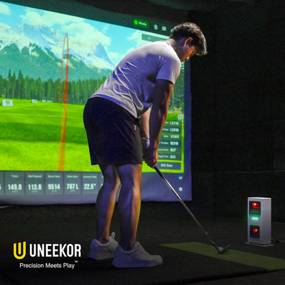 EYE MINI CORE Golf Launch Monitor & Simulator, 15 Ball Data Points, Near-Zero Latency, Works with Gspro, TGC19 & E6