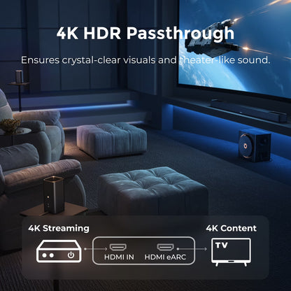 7.1.4Ch Sound Bar with Dolby Atmos, Surround Sound System for TV with 2 Surround Speakers, Sound Bar for Smart TV, Soundbar with Subwoofer for Home Theater, BT 5.4, HDMI Earc, Skywave Series