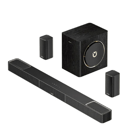 5.1.2Ch Sound Bar with Dolby Atmos, Surround Sound System for TV with 2 Surround Speakers, Sound Bar for Smart TV, Soundbar with Subwoofer for Home Theater, BT 5.4, HDMI Earc, Skywave Series