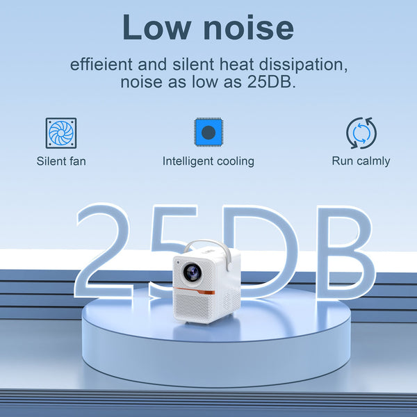 P10 2023 New Super Clear Cross-border Household Mini Portable LCD Projector Android Projector Outdoor