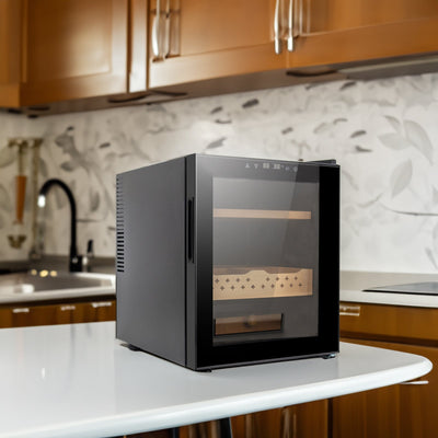 50L Cigar Humidors with 3-IN-1 Cooling, Heating & Humidity Control, 250 Count Capacity Cigar Humidor Humidifier with Constant Temperature Controller