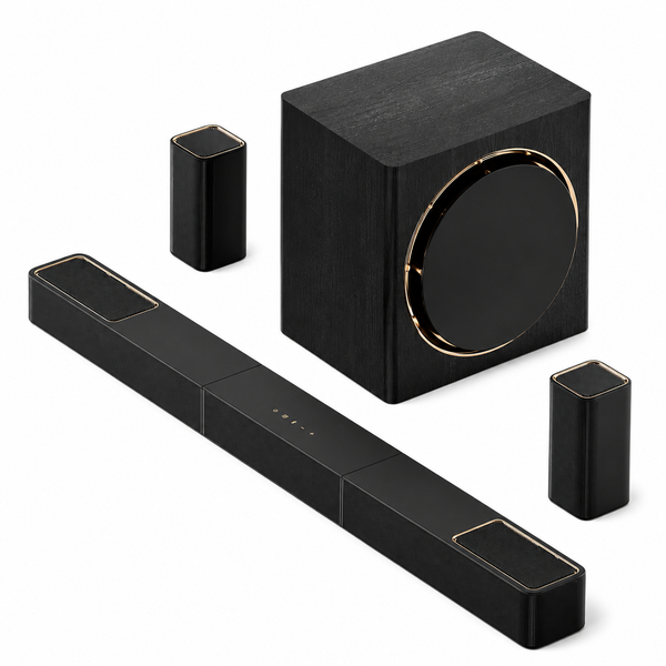 7.1.4Ch Sound Bar with Dolby Atmos, Surround Sound System for TV with 2 Surround Speakers, Sound Bar for Smart TV, Soundbar with Subwoofer for Home Theater, BT 5.4, HDMI Earc, Skywave Series